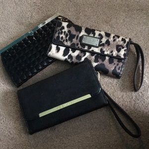 3 wallets all used only a couple times